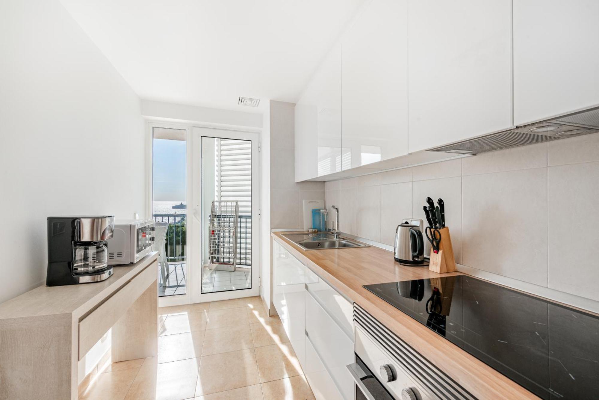 Meerblick Apartment 4 - 120 m zum Strand Porto Cristo Exterior foto
